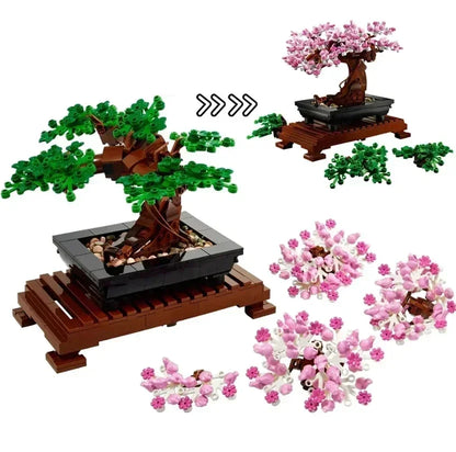 Bonsai Boom Bouwset – Botanisch Schaalmodel van Bouwblokken