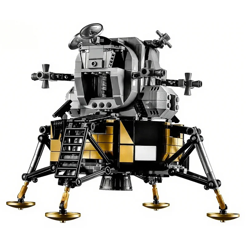 NASA Apollo 11 Maanlander Bouwset – Schaalmodel met Uitklapbare Poten (1087 stuks)