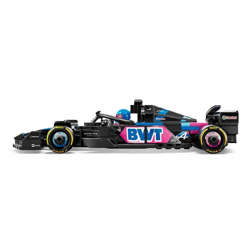 Alpine F1 Racewagen Bouwset – Schaalmodel met Coureur Minifiguur