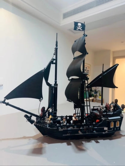 Piratenschip Bouwset – Galjoen Schaalmodel van Bouwblokken