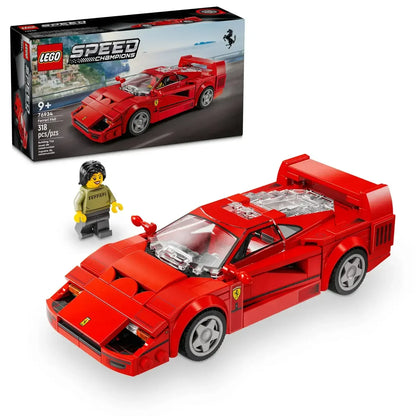 Ferrari F40 Bouwset – Klassiek Schaalmodel Sportauto van Bouwblokken (318 stuks)