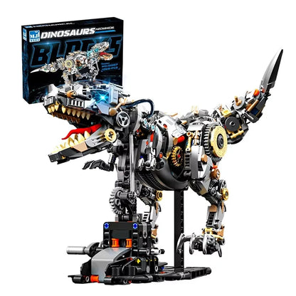 Mechanische T-Rex Bouwset met LED-Verlichting – Dinosaurus Schaalmodel (1268 stuks)