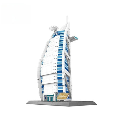 Burj Al Arab Dubai Bouwset – Architectuur Schaalmodel van Bouwblokken (1306 stuks)