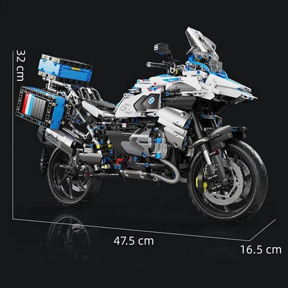 BMW R 1250 GS Motor Bouwset – Schaalmodel 1:5 Motorfiets van Bouwblokken