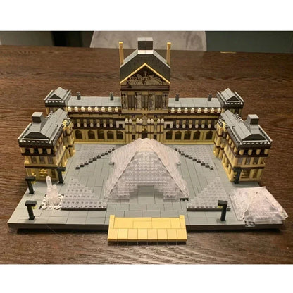 Louvre Parijs Bouwset – Architectuur Schaalmodel van Bouwblokken (3377 stuks)