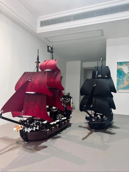 Piratenschip Bouwset – Galjoen Schaalmodel van Bouwblokken