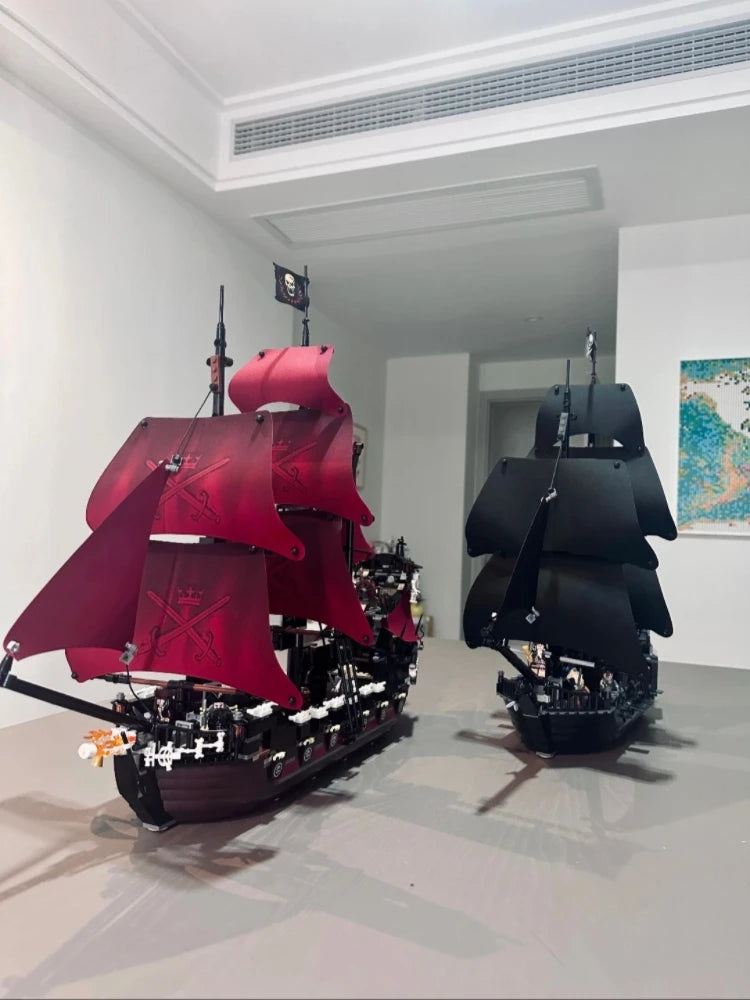 Piratenschip Bouwset – Galjoen Schaalmodel van Bouwblokken