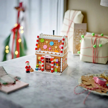 Peperkoekhuisje Bouwset – Kerst Schaalmodel van Bouwblokken (498 stuks)
