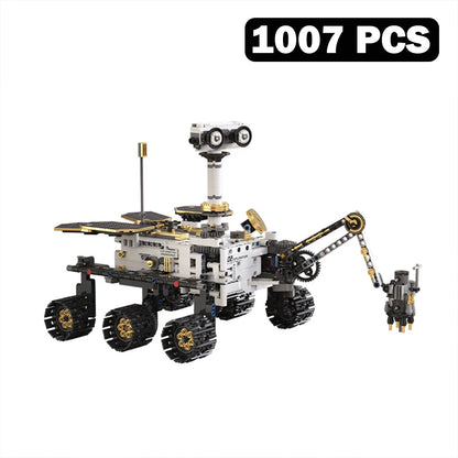 Mars Rover Bouwset met App-Besturing – Programmeerbaar Ruimtevaart Schaalmodel van Bouwblokken