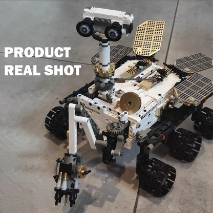 Mars Rover Bouwset met App-Besturing – Programmeerbaar Ruimtevaart Schaalmodel van Bouwblokken