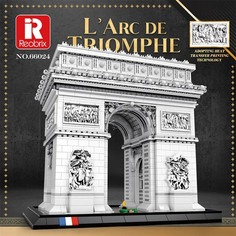 Arc de Triomphe Parijs Bouwset – Architectuur Schaalmodel van Bouwblokken (3381 stuks)