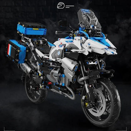 BMW R 1250 GS Motor Bouwset – Schaalmodel 1:5 Motorfiets van Bouwblokken