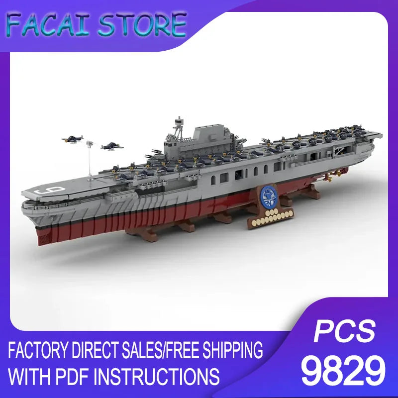 USS Enterprise CV-6 Vliegdekschip Bouwset