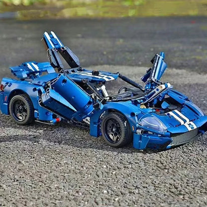 Ford GT 2022 Bouwset – Schaalmodel Sportauto van Bouwblokken