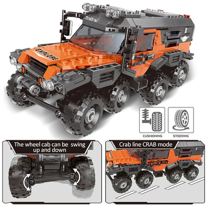 Monstertruck Bouwset – Off-road Voertuig Schaalmodel van Bouwblokken