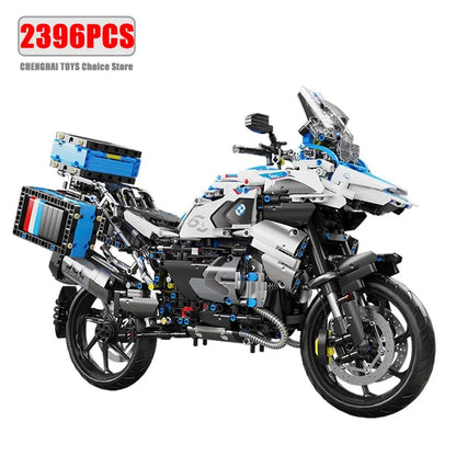 BMW R 1250 GS Motor Bouwset – Schaalmodel 1:5 Motorfiets van Bouwblokken