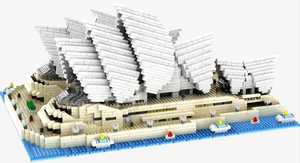 Sydney Opera House Bouwset – Mini Architectuur Schaalmodel van Bouwblokken