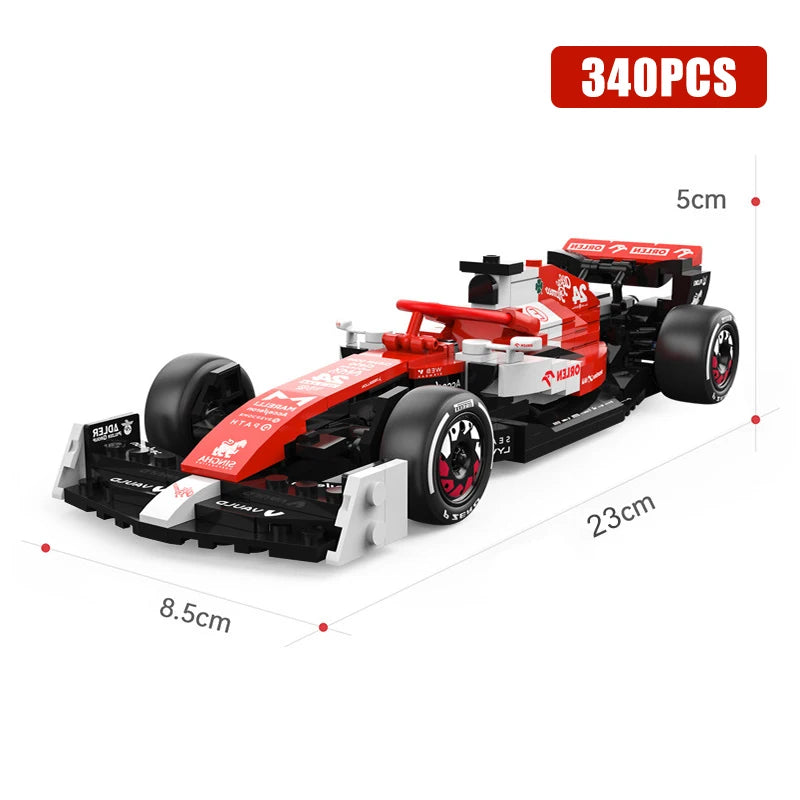 Alfa Romeo C42 F1 Racewagen Bouwset – Schaalmodel 1:24 van Bouwblokken