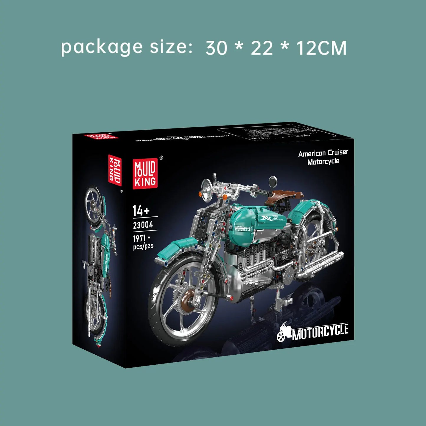 American Cruiser Motor Bouwset – Schaalmodel Motorfiets van Bouwblokken