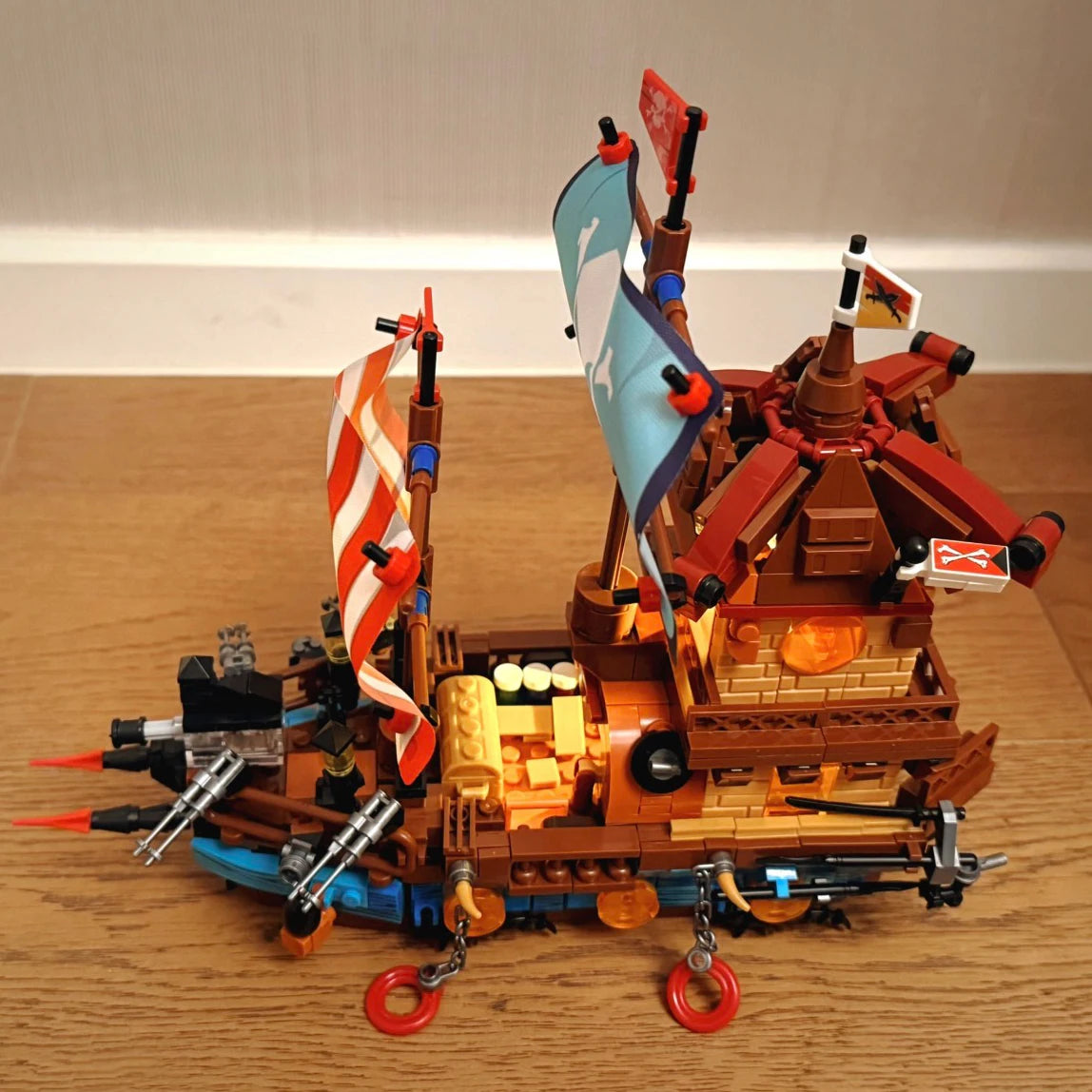 Piratenschip Bouwstenen Set met LED-verlichting