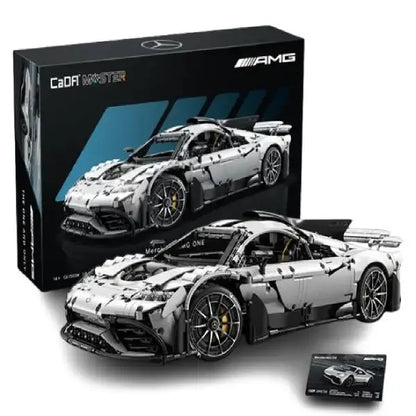 Hypercar Bouwset – Schaalmodel Sportauto van Bouwblokken