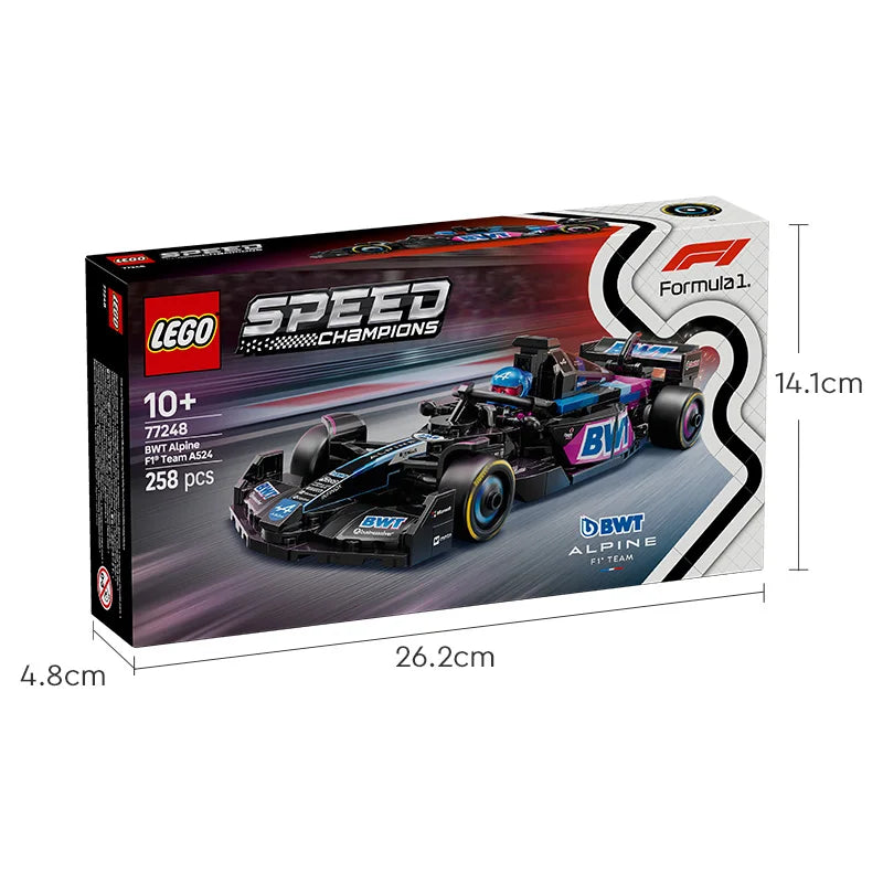 Alpine F1 Racewagen Bouwset – Schaalmodel met Coureur Minifiguur