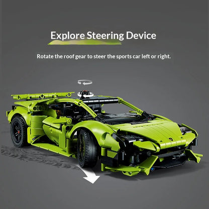 Lamborghini Huracán Bouwset – Schaalmodel Sportauto van Bouwblokken