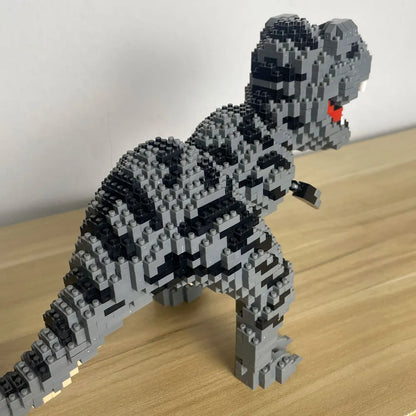Mini T-Rex Fossiel – Dinosaurus Skelet Display van Bouwblokken