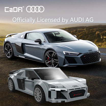 Audi R8 Bouwset – Schaalmodel 1:24 Sportauto van Bouwblokken