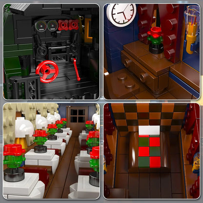 Orient Express Stoomlocomotief Bouwset – Schaalmodel Trein van Bouwblokken