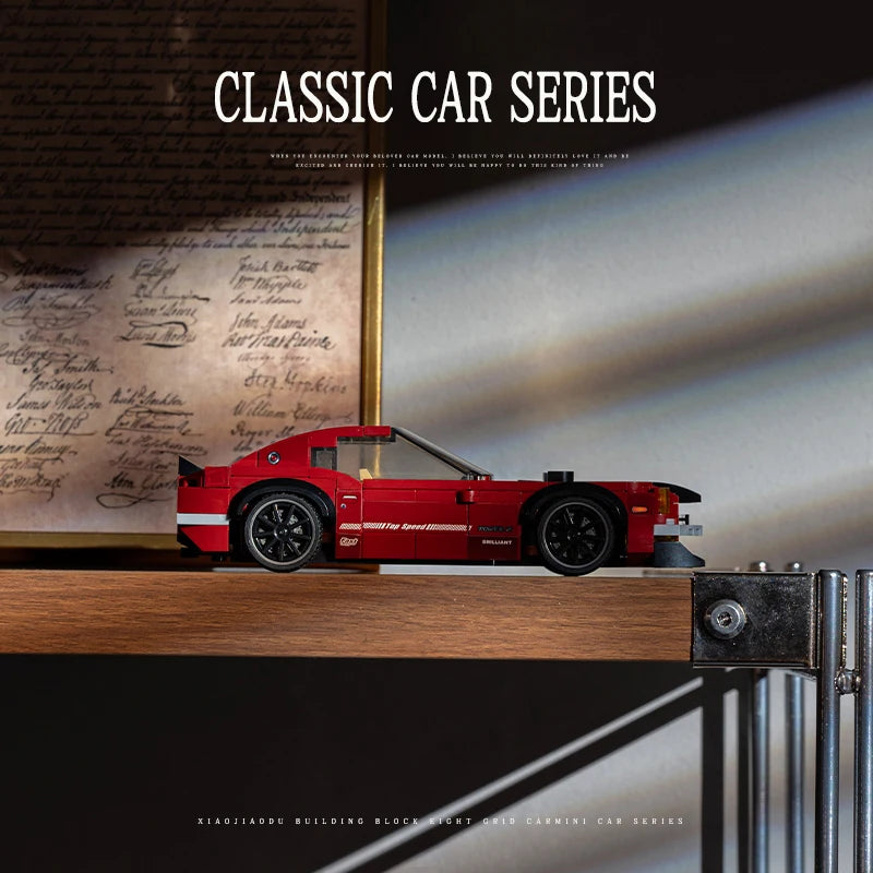 JDM Sportauto Bouwset – Klassieke Japanse Racewagen van Bouwblokken (310