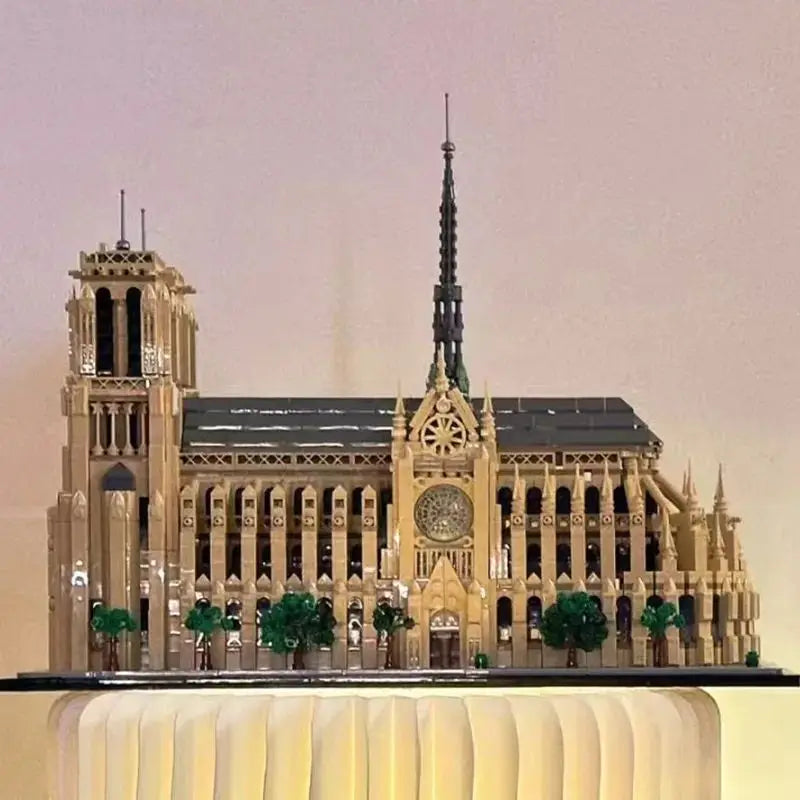 Notre-Dame Parijs Bouwset – Architectuur Schaalmodel Kathedraal van Bouwblokken (4383 stuks)
