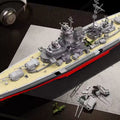WW2 Bismarck Slagschip Bouwblokken