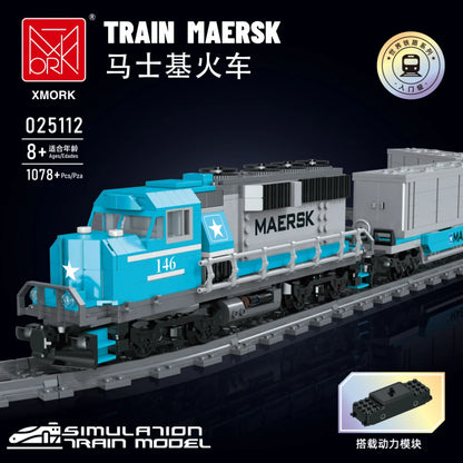 Elektrische Stoomtrein Bouwset met Rails | Schaalmodel