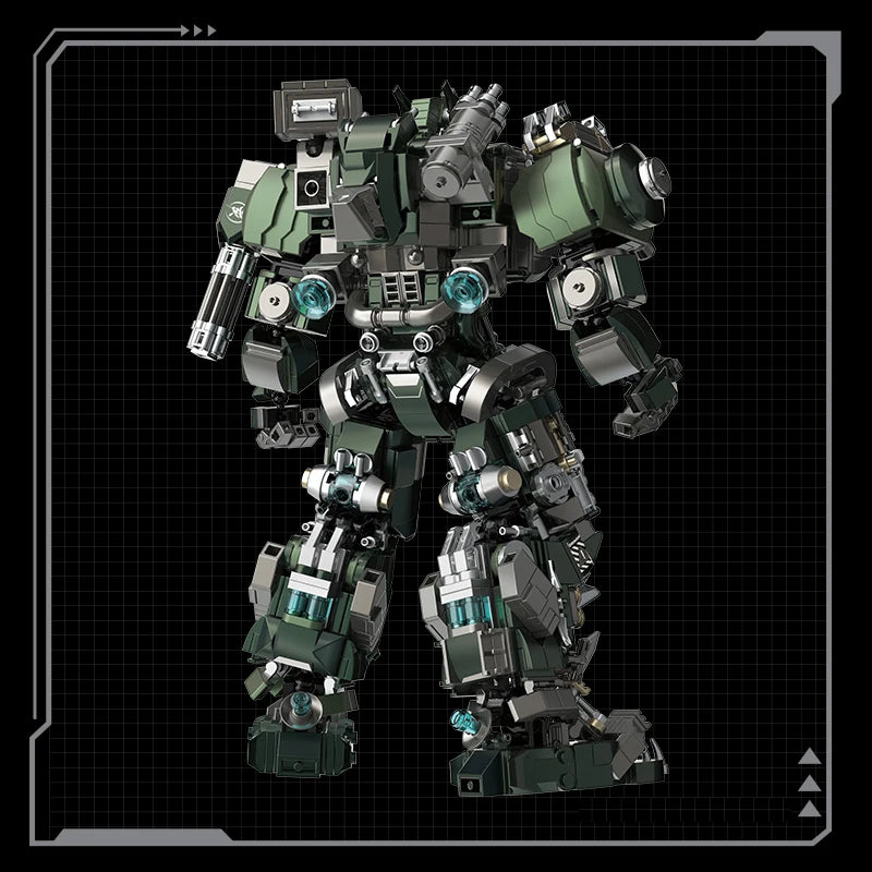 Grote Mecha Robot Bouwset – Poseerbaar Schaalmodel van Bouwblokken (1403 stuks)