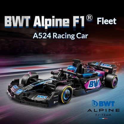 Alpine F1 Racewagen Bouwset – Schaalmodel met Coureur Minifiguur