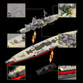 WW2 Bismarck Slagschip Bouwblokken