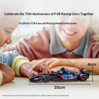 Alpine F1 Racewagen Bouwset – Schaalmodel met Coureur Minifiguur