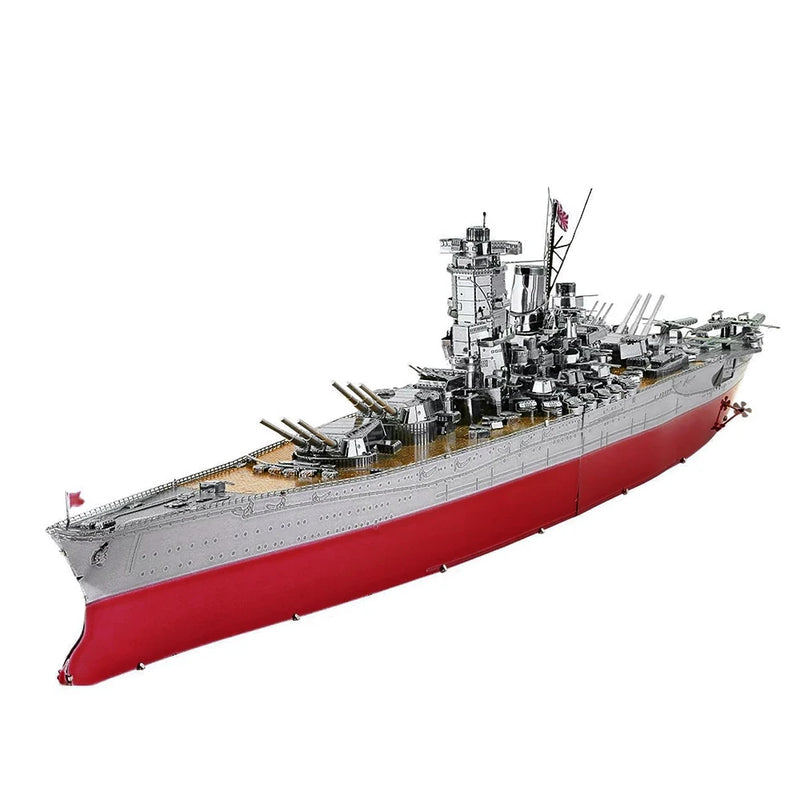 Slagschip Yamato 3D Metalen Modelbouwpakket – Militair Schaalmodel