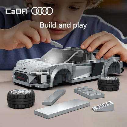 Audi R8 Bouwset – Schaalmodel 1:24 Sportauto van Bouwblokken