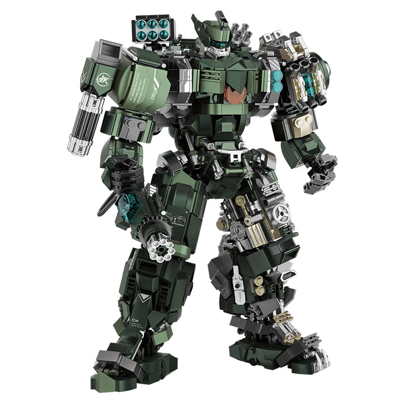 Grote Mecha Robot Bouwset – Poseerbaar Schaalmodel van Bouwblokken (1403 stuks)